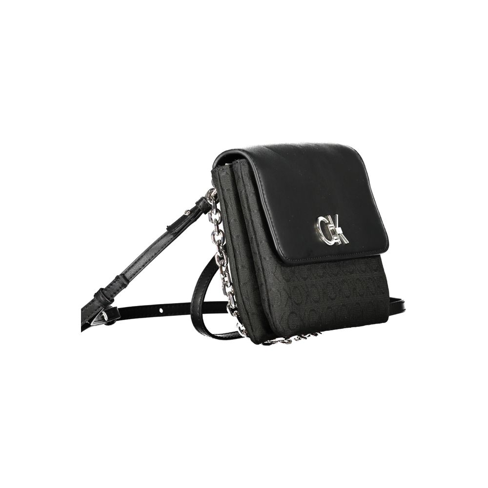 Calvin Klein Nero Polyurethane Woman Shoulder Bag - Image 3