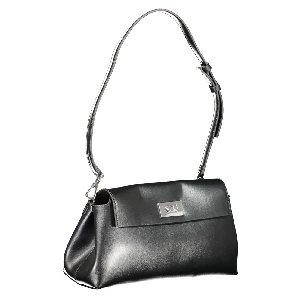 Calvin Klein Nero Polyurethane Women Shoulder Bag - Image 3