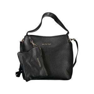 Mario Valentino Black Polyurethane Women Handbag