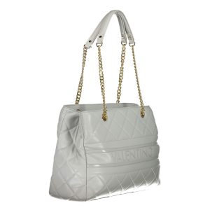 Mario Valentino Gray Polyethylene Handbag