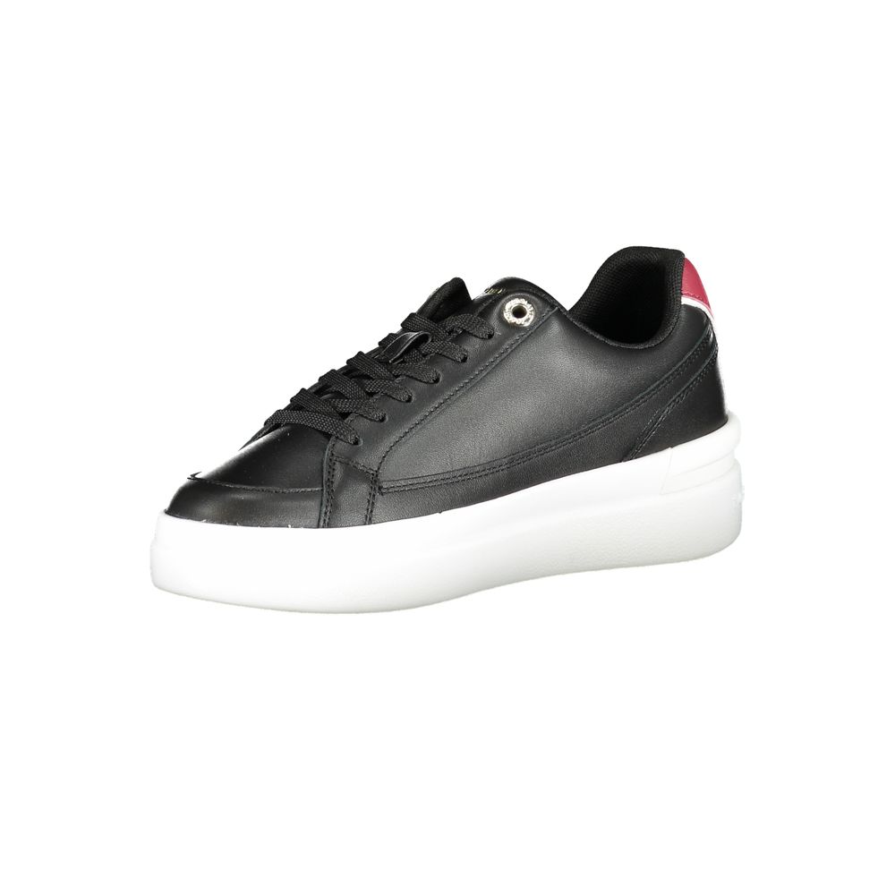 Tommy Hilfiger Black Leather Women Sneaker - Image 3