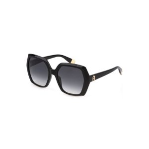 Furla Black Acetate Women Sunglasses