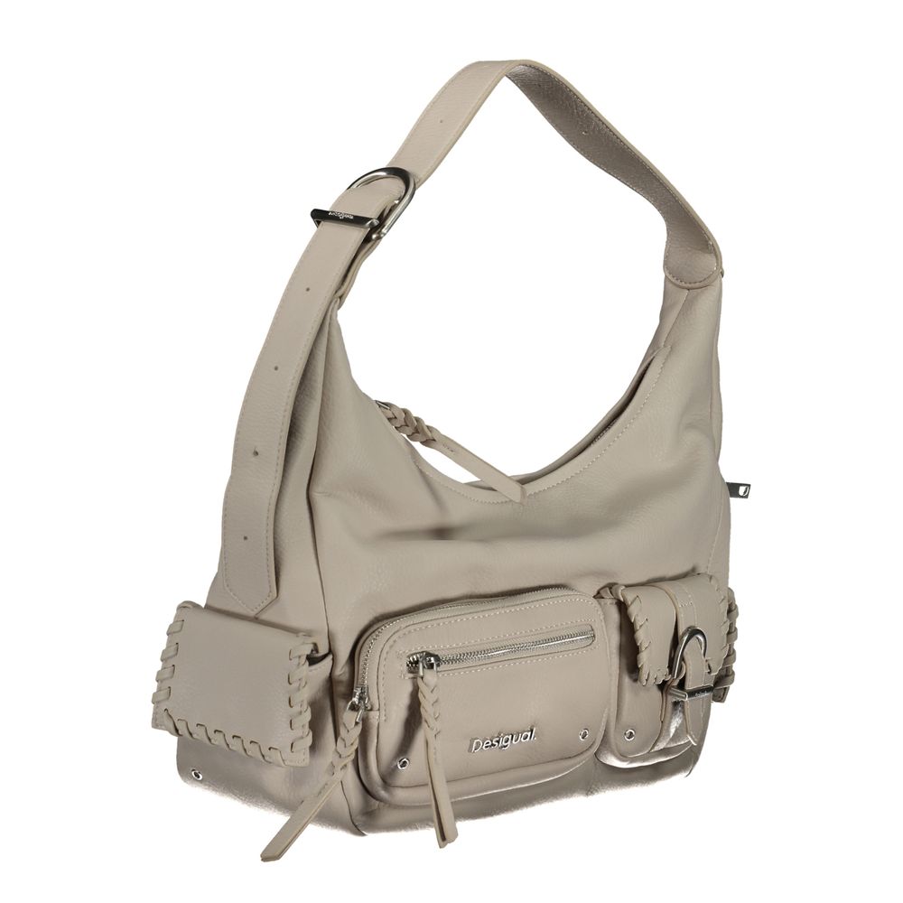 Desigual White Polyurethane Women Handbag - Image 3
