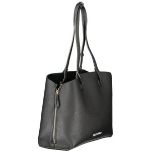 Mario Valentino Black Polyethylene Women Handbag
