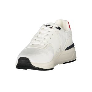 Blauer White Polyester Men Sneaker