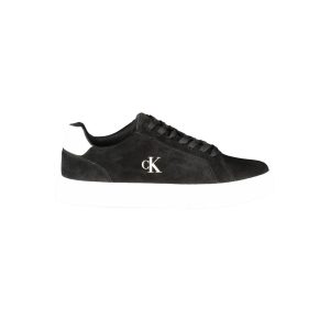 Calvin Klein Black Leather Men Sneaker