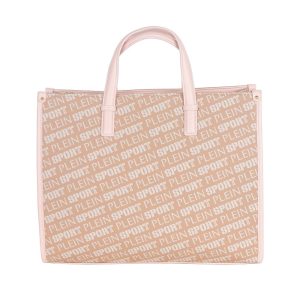 Plein Sport Pink Polyamide Tote Bag