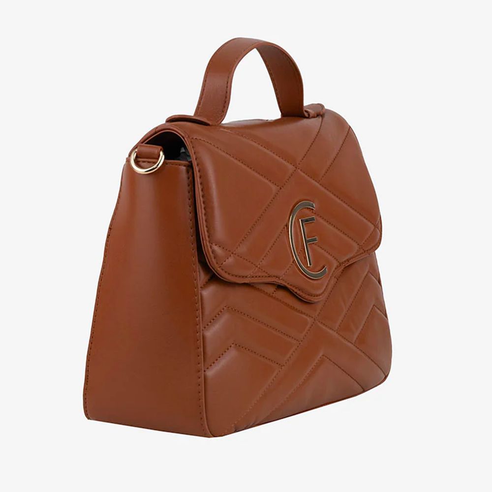 CRISTINAEFFE Brown Artificial Leather Women Crossbody Bag - Image 2