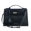 CRISTINAEFFE Black Faux Leather Women Shoulder Bag