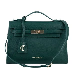 CRISTINAEFFE Verde Ecopelle Women Shoulder Bag