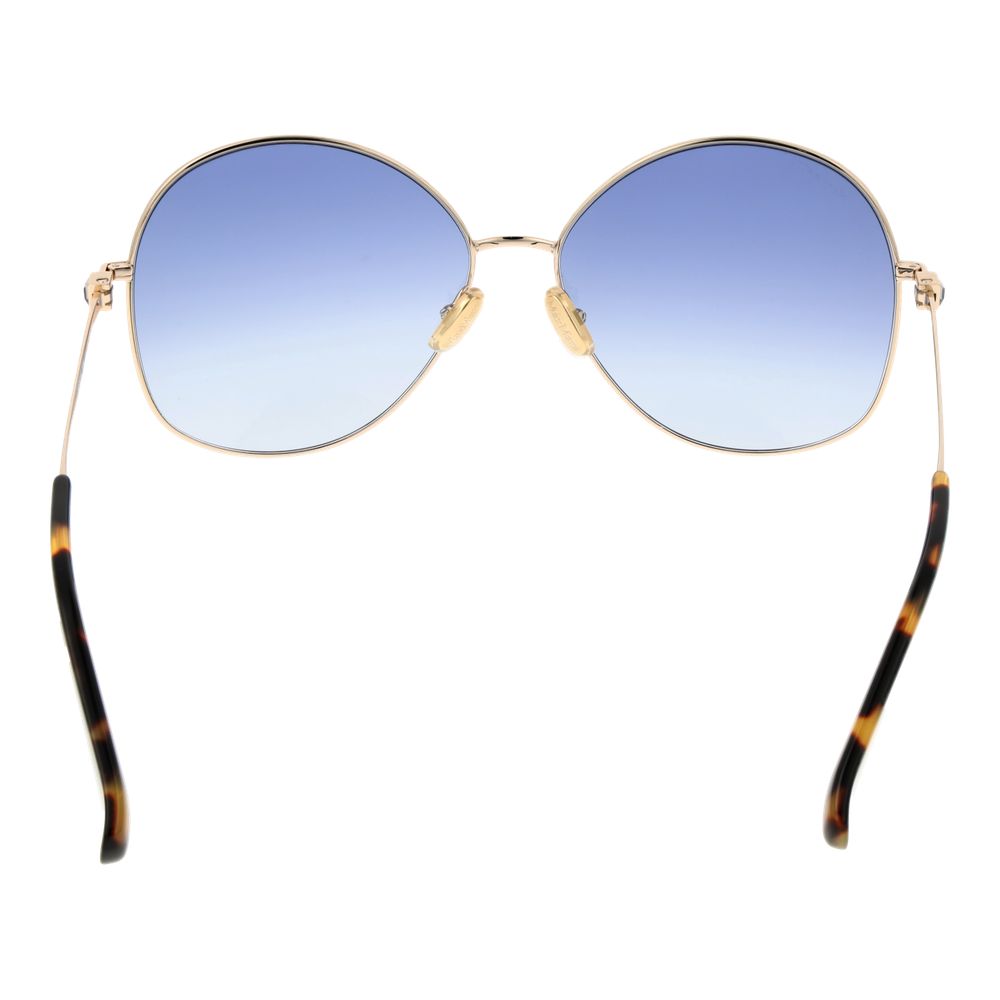 Max Mara Gold Metal Sunglasses - Image 3