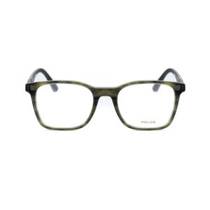 Police Green Plastic Glasses (Frames)