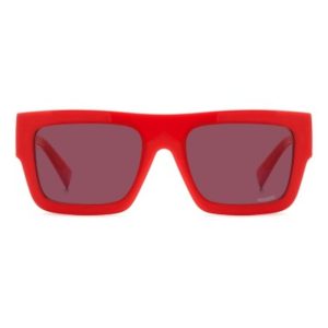 Missoni Red Plastic Sunglasses