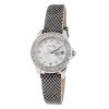 Folli Follie Gray Leather Dress Watch