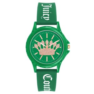Juicy Couture Green Synthetic Bracelet Watch