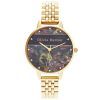 Olivia Burton Gold Stainless Steel Dress Watch