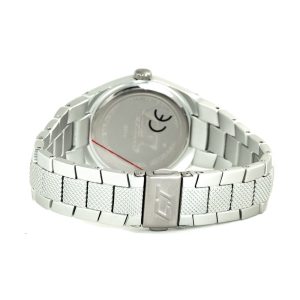 Chronotech Silver Stainless Steel Dress Watch