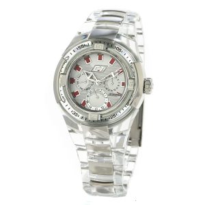 Chronotech Transparent Polycarbonate Bracelet Watch