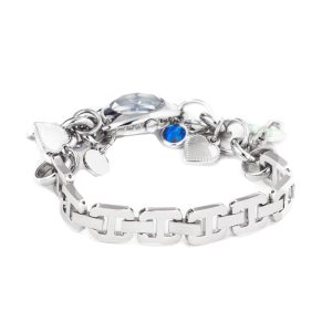 Chronotech Silver Stainless Steel Bracelet Watch