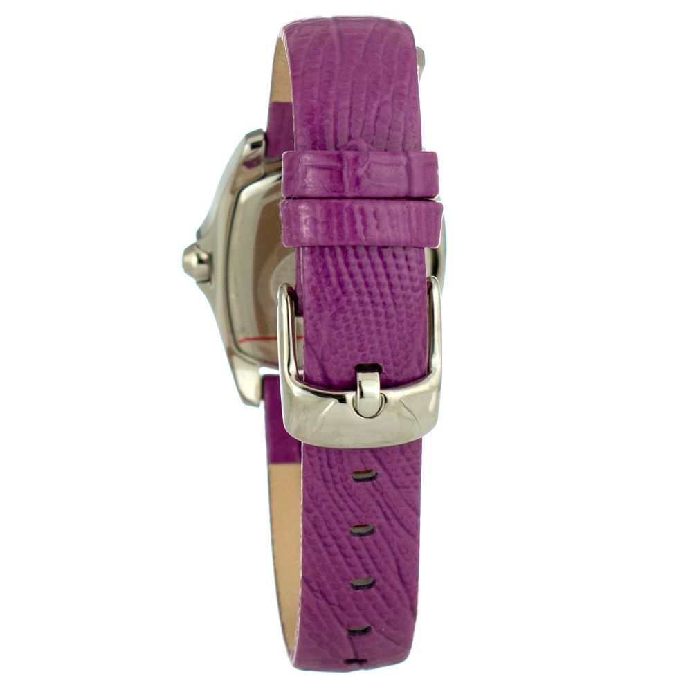Chronotech Purple Leather Dress Watch - Image 2