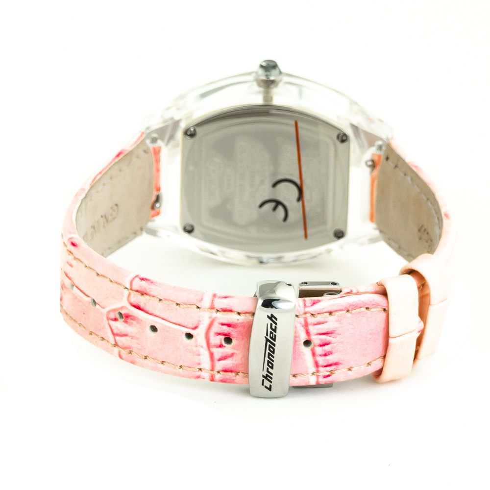 Chronotech Multicolor Leather Dress Watch - Image 2