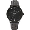 Ben Sherman Black Leather Dress Watch