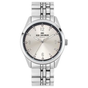 Ben Sherman Gray Stainless Steel Dress Watch