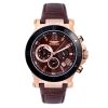 Bobroff Brown Leather Dress Watch