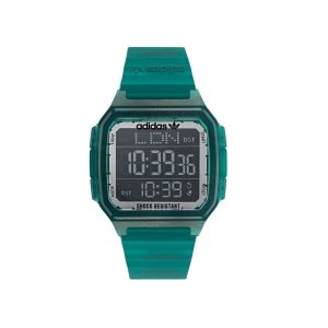 Adidas Green Resin Digital Watch