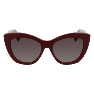 Salvatore Ferragamo Bordeaux Acetate Sunglasses