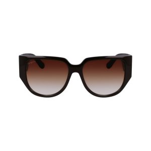 Ferragamo Brown Bio Injected Sunglasses