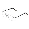Ermenegildo Zegna Gray Metal Glasses (Frames)