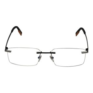 Ermenegildo Zegna Gray Metal Glasses (Frames)