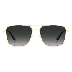Polaroid Gold Metal Sunglasses
