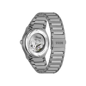 Hugo Boss Gray Stainless Steel Dress Watch