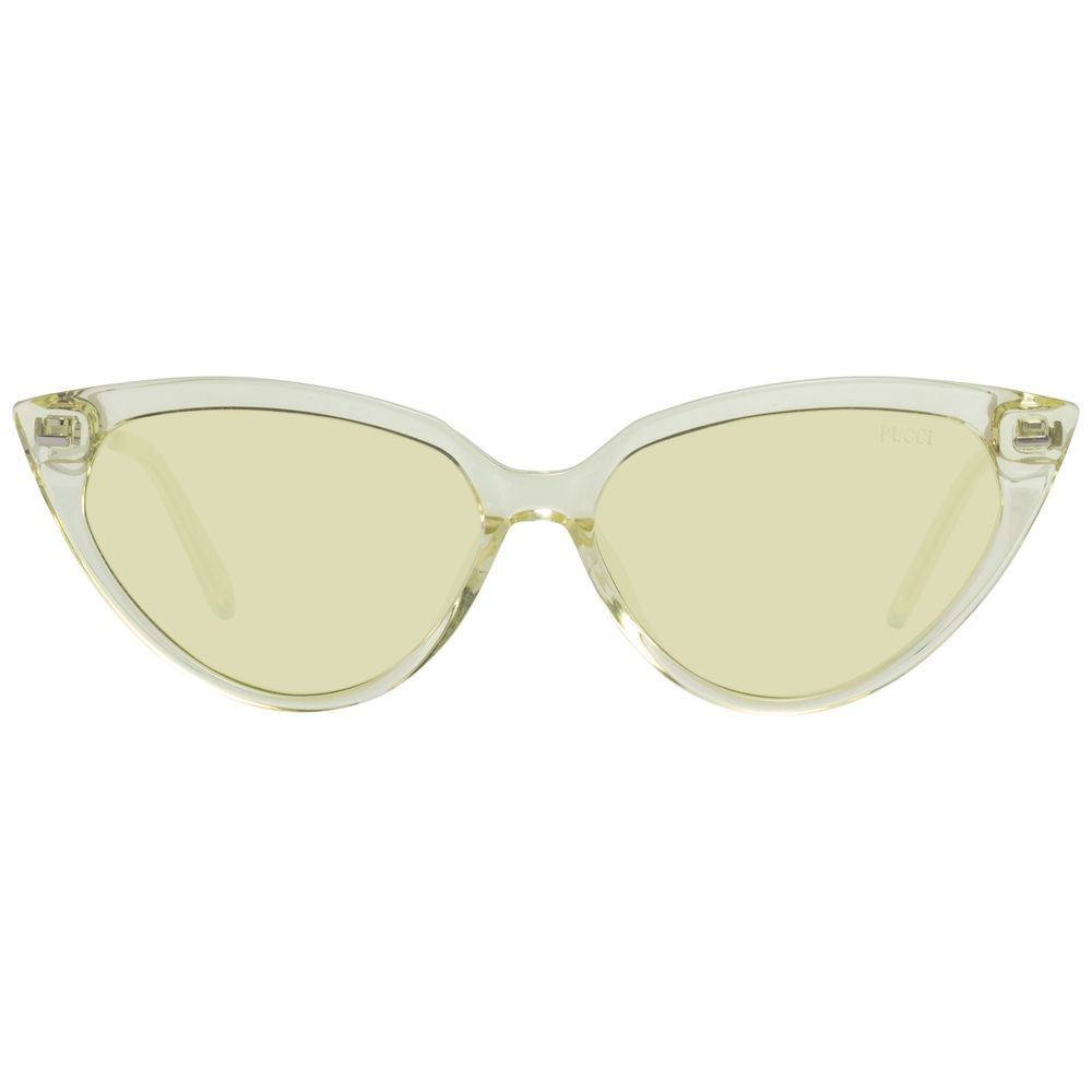 Emilio Pucci Yellow Metal Sunglasses - Image 2