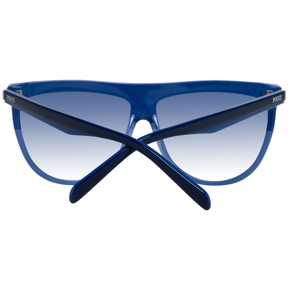 Emilio Pucci Blue Plastic Sunglasses - Image 3