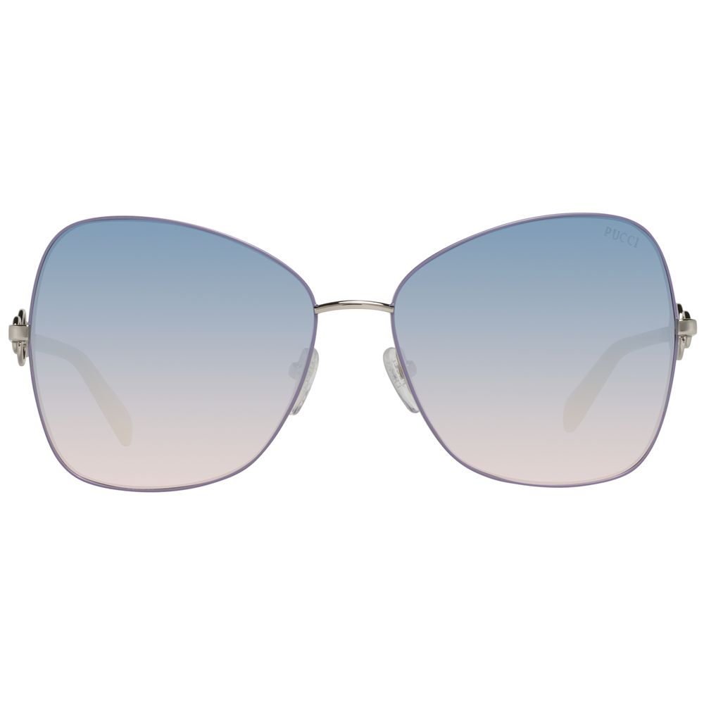 Emilio Pucci Gray Metal Sunglasses - Image 2