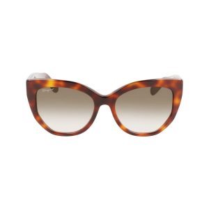 Ferragamo Brown Acetate Sunglasses