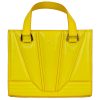 Ferrari Yellow Leather Women Handbag