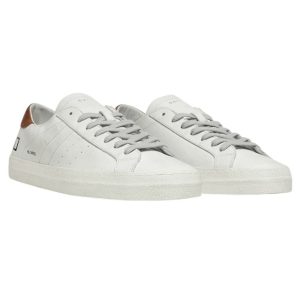 D.A.T.E White Leather Sneaker