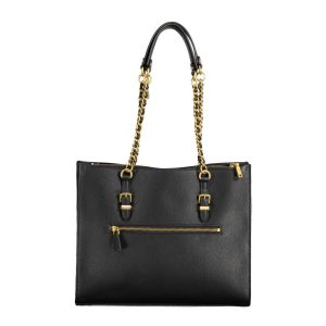 Guess Jeans Black Polyethylene Handbag