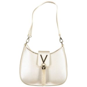Mario Valentino Silver Polyethylene Women Handbag