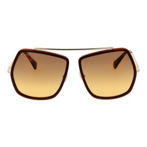 Max Mara Brown Metal Sunglasses