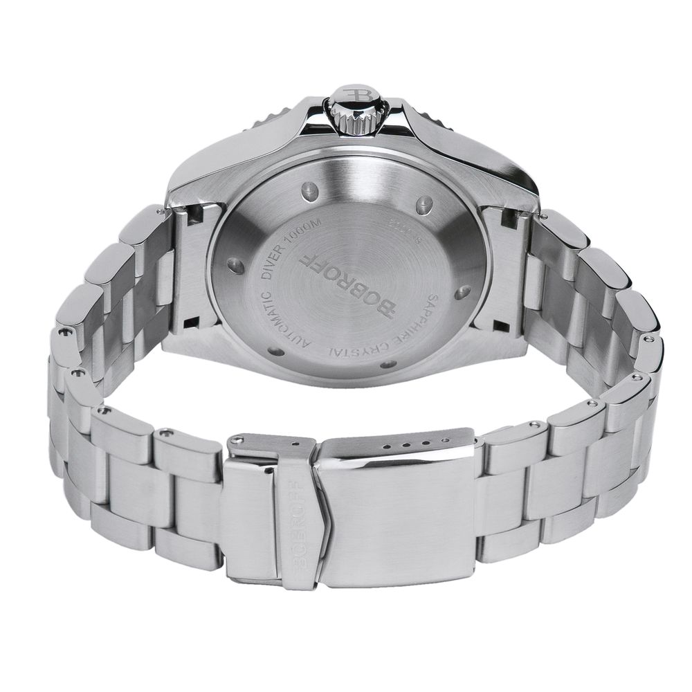 Bobroff Gray Stainless Steel Dress Watch - Image 2