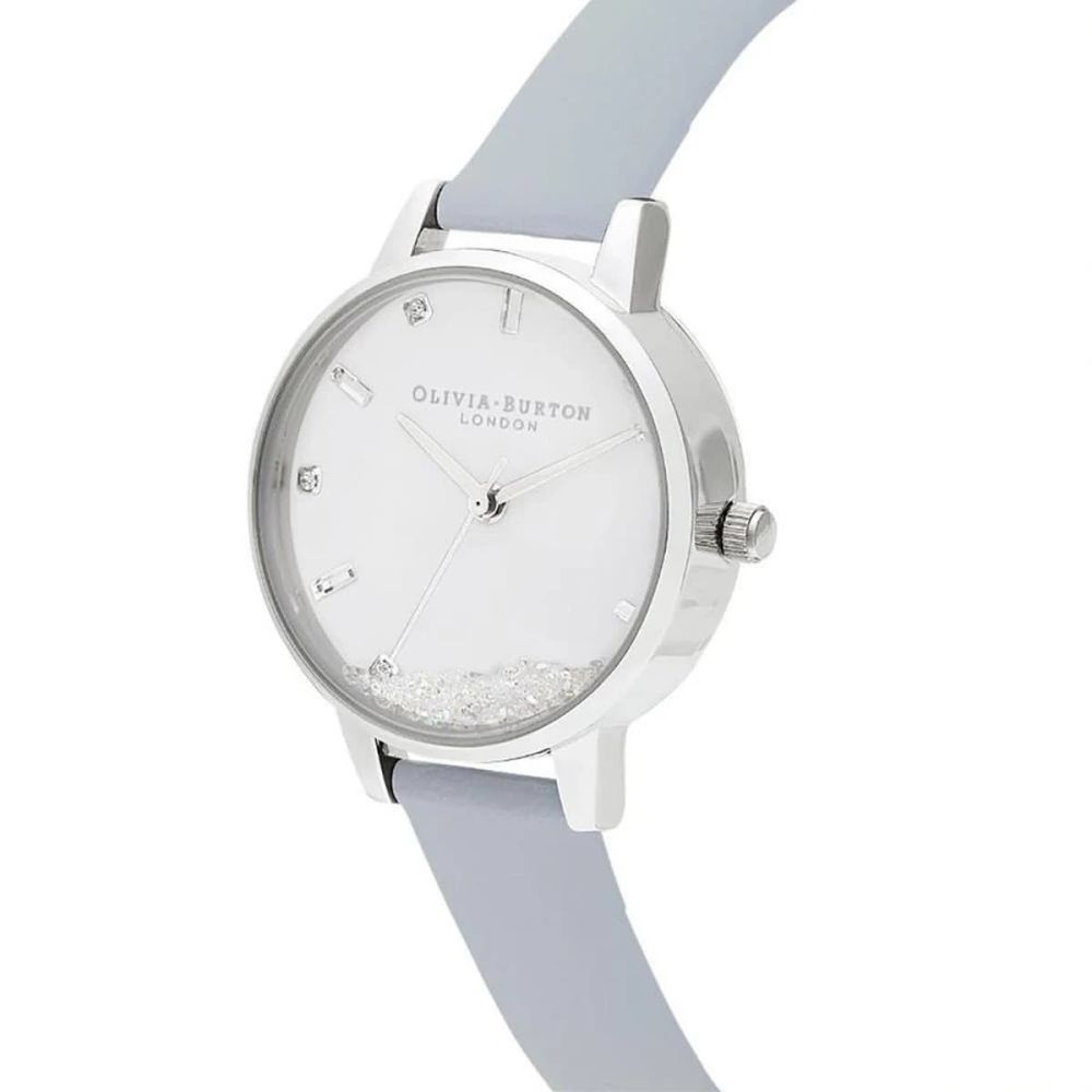 Olivia Burton Blue Artificial Leather Dress Watch - Image 2