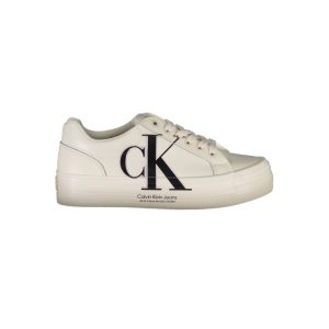 Calvin Klein White Polyester Sneaker
