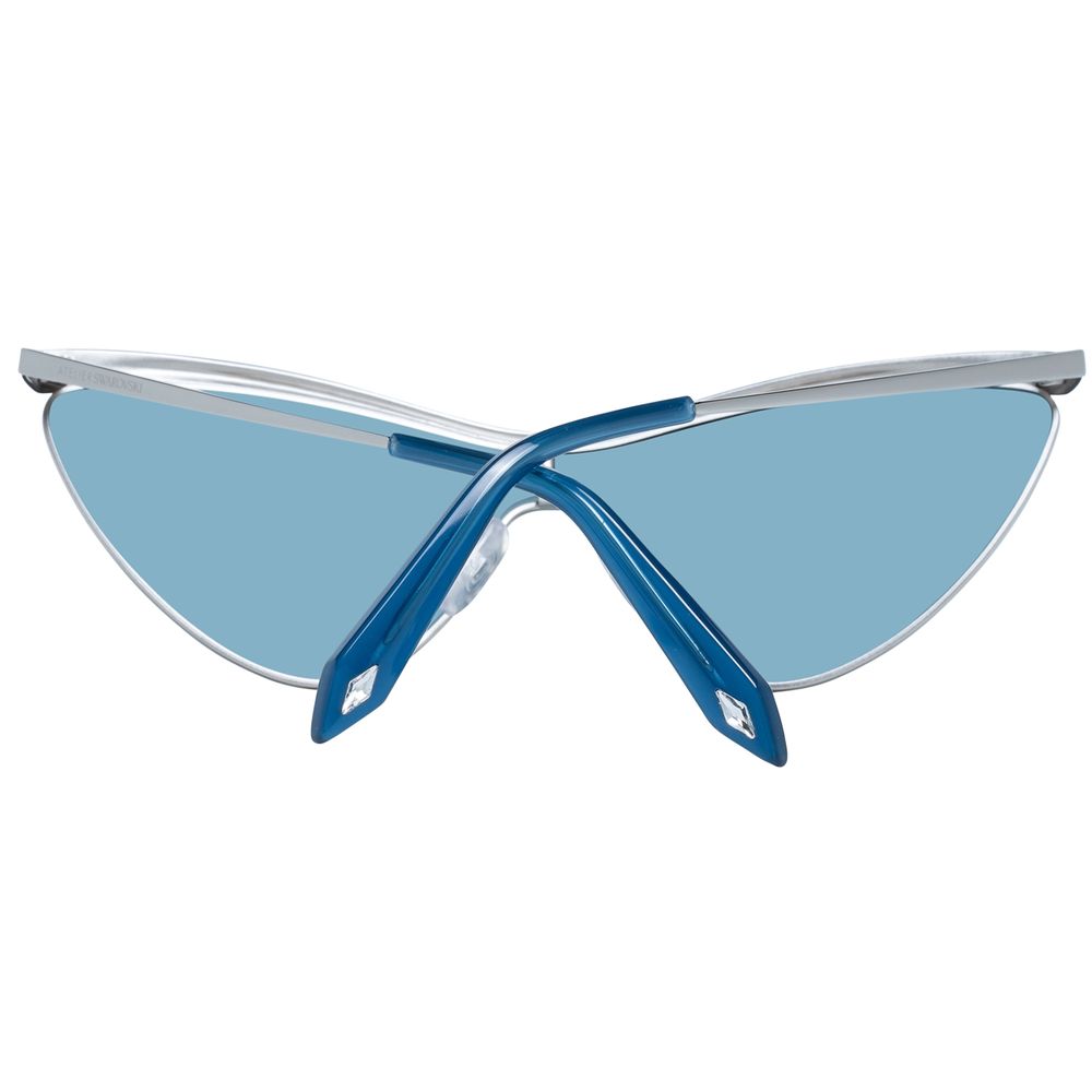 Atelier Swarovski Gray Metal Sunglasses - Image 3