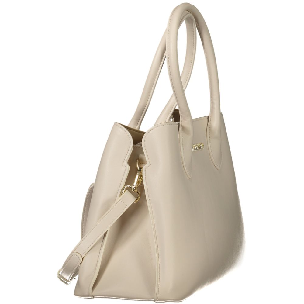 Mario Valentino Beige Polyethylene Women Handbag - Image 3
