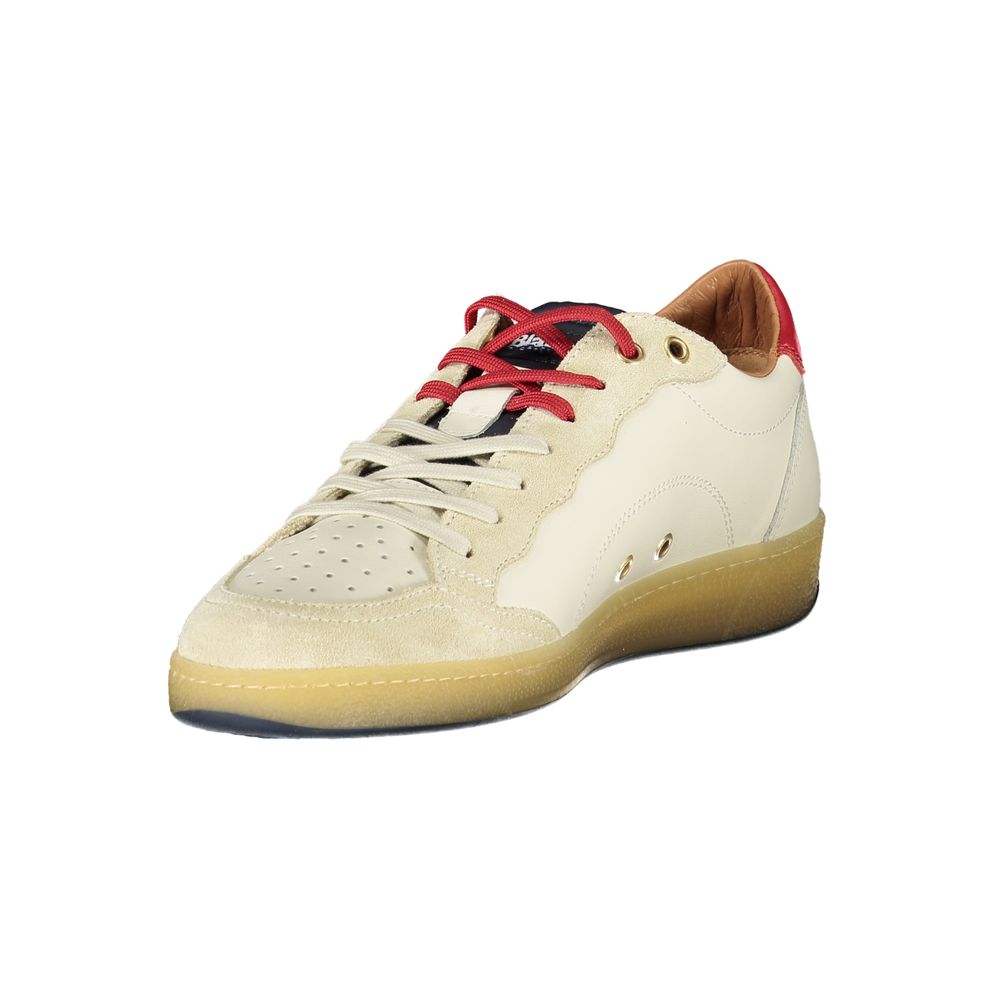 Blauer White Polyester Sneaker - Image 3
